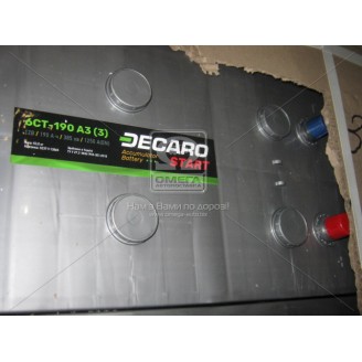 Аккумулятор 190Ah-12v DECARO START(513х223х217), L,EN1250. 6СТ190АЗ3