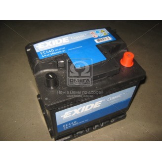 Аккумулятор 44Ah-12v Exide CLASSIC(207х175х190),R,EN360. EC440