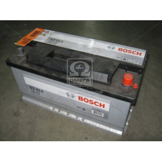 Аккумулятор 90Ah-12v BOSCH (S3013) (353x175x190),R,EN720 РАСПРОДАЖА. 0092S30130