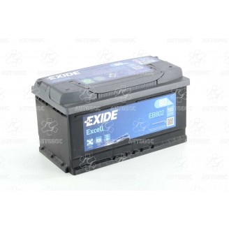Аккумулятор 80Ah-12v Exide EXCELL(315х175х175),R,EN700. EB802