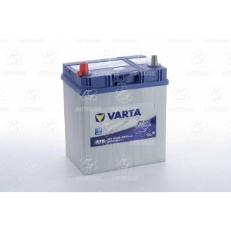 Аккумулятор 40Ah-12v VARTA BD(A15) (187х127х227),L,EN330 тонк.клеммы. 540127033