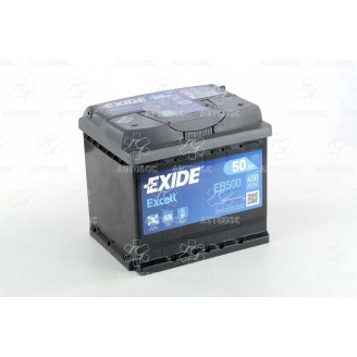 Аккумулятор 50Ah-12v Exide EXCELL(207х175х190),R,EN450. EB500