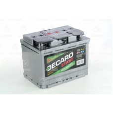 Аккумулятор 60Ah-12v DECARO START (242x175x190),L,EN480. 6СТ60АЗ1