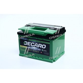 Аккумулятор 60Ah-12v DECARO PROFI (242x175x175),R,EN600. 6СТ600