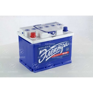 Аккумулятор 60Ah-12v Kainar ЭЛЕКТРА (242х175х190),L,EN500. 0604211129