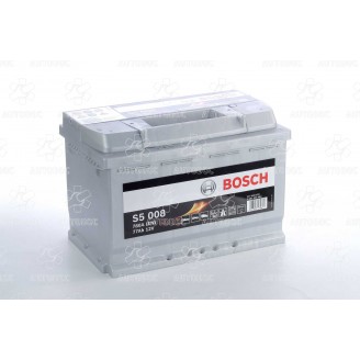 Аккумулятор 77Ah-12v BOSCH (S5008) (278x175x190),R,EN780. 0092S50080