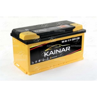 Аккумулятор 100Ah-12v KAINAR Standart+ (353х175х190),R,EN850. 1002610120ЖЧ
