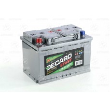 Аккумулятор 77Ah-12v DECARO START (276х175х190),L,EN620. 6СТ77АЗ1