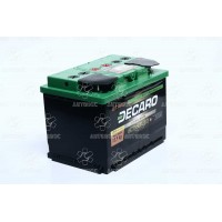 Аккумулятор 60Ah-12v DECARO START (242x175x190),R,EN480. 6СТ60АЗЕ0
