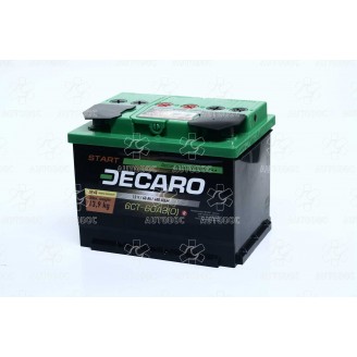 Аккумулятор 60Ah-12v DECARO START (242x175x190),R,EN480. 6СТ60АЗЕ0