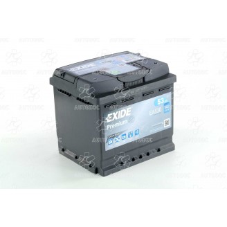 Аккумулятор 53Ah-12v Exide PREMIUM(207х175х190),R,EN540. EA530