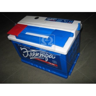 Аккумулятор 75Ah-12v Kainar ЭЛЕКТРА (278x175x190),L,EN600. 0752211129