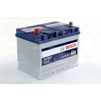 Аккумулятор 70Ah-12v BOSCH (S4027) (261x175x220),L,EN630(Азия). 0092S40270