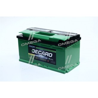Аккумулятор 100Ah-12v DECARO PROFI (353х175х190), R,EN850. 6СТ1000